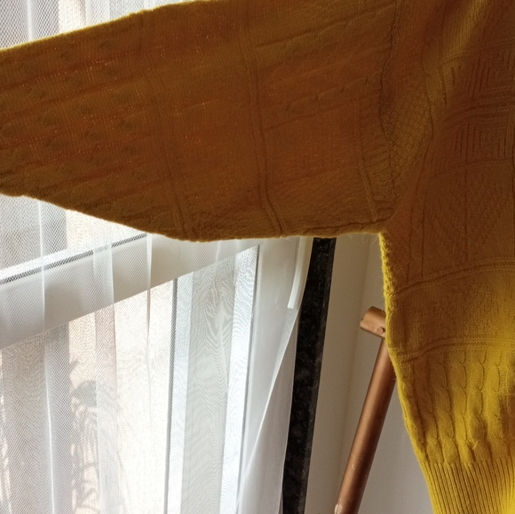 Vintage Italian Woollen Boxy Knitted Sweater Cardigan Shrug - Picture 9 of 11